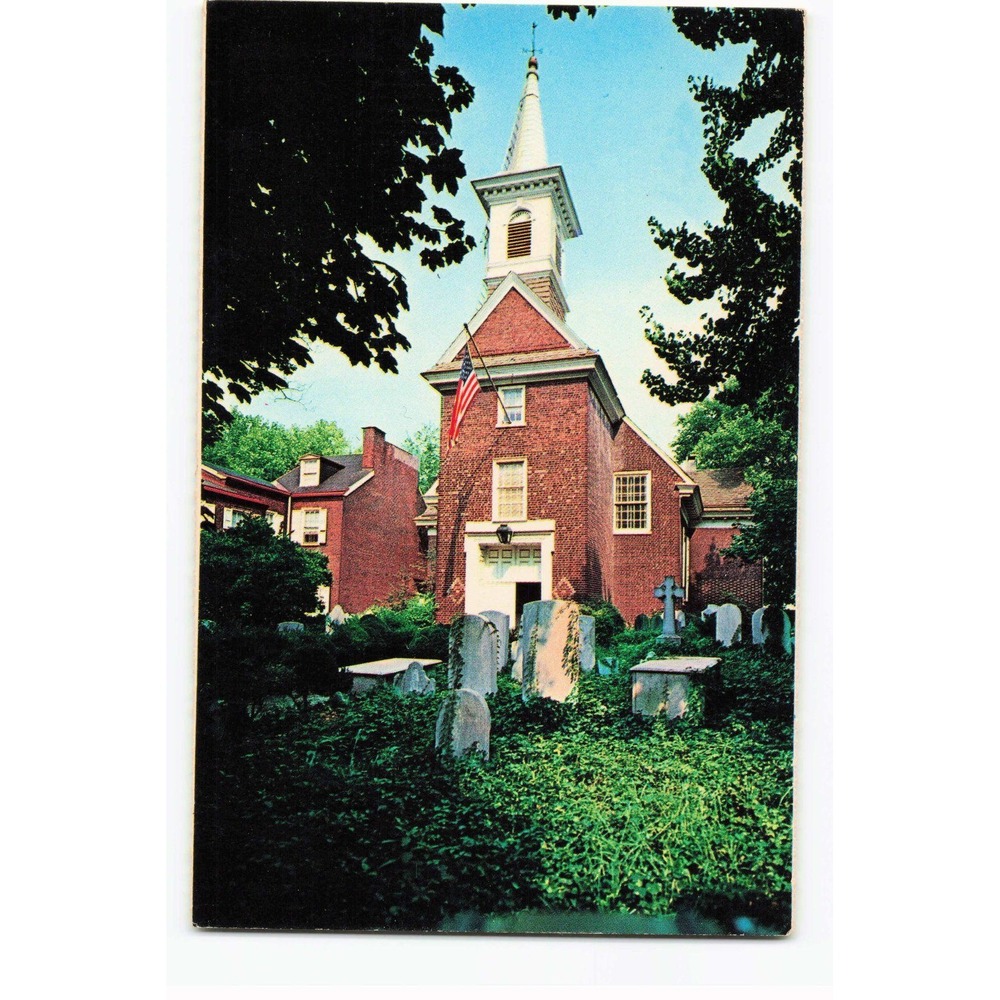 Gloria Dei Old Swedes' Church Philadelphia PA Plastichrome Postcard P89410